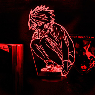 Акриловий світильник-нічник L з Зошит Смерті червоний tty-n001971 - Інтернет-магазин спільних покупок ToGether