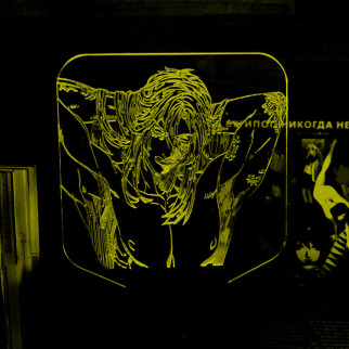 Акриловий світильник-нічник ДжоДжо 2 жовтий tty-n001930 - Інтернет-магазин спільних покупок ToGether
