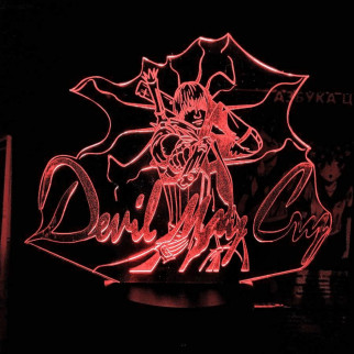 Акриловий світильник-нічник Devil May Cry 2 червоний tty-n001992 - Інтернет-магазин спільних покупок ToGether