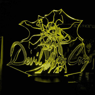 Акриловий світильник-нічник Devil May Cry 2 жовтий tty-n001993 - Інтернет-магазин спільних покупок ToGether