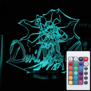 Акриловий світильник-нічник з пультом 16 кольорів Devil May Cry 2 tty-n001995 - Інтернет-магазин спільних покупок ToGether
