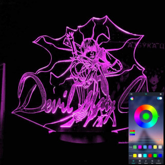 Акриловий світильник-нічник керування з телефона Devil May Cry 2 tty-n001996 - Інтернет-магазин спільних покупок ToGether