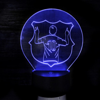 Акриловий світильник-нічник Мессі синій tty-n002018 - Інтернет-магазин спільних покупок ToGether