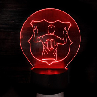 Акриловий світильник-нічник Мессі червоний tty-n002020 - Інтернет-магазин спільних покупок ToGether