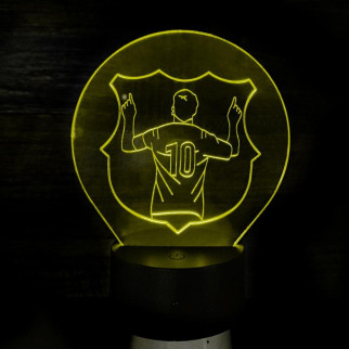 Акриловий світильник-нічник Мессі жовтий tty-n002021 - Інтернет-магазин спільних покупок ToGether