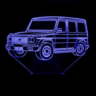 Акриловий світильник-нічник Mercedes-Benz G-Class синій tty-n002039 - Інтернет-магазин спільних покупок ToGether