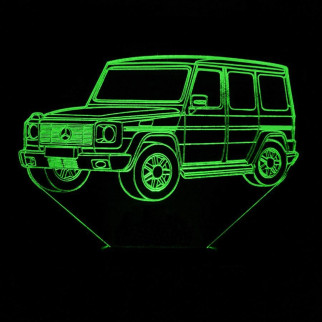 Акриловий світильник-нічник Mercedes-Benz G-Class зелений tty-n002040 - Інтернет-магазин спільних покупок ToGether