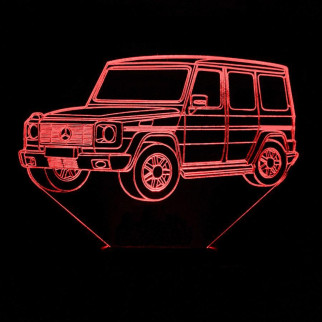 Акриловий світильник-нічник Mercedes-Benz G-Class червоний tty-n002041 - Інтернет-магазин спільних покупок ToGether