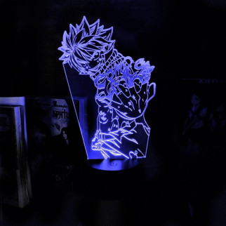 Акриловий світильник-нічник Нацу Драгніл синій tty-n002067 - Інтернет-магазин спільних покупок ToGether