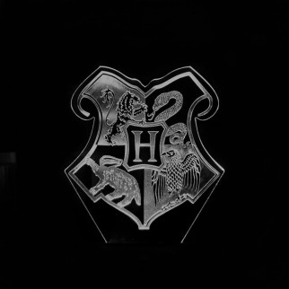 Акриловий світильник-нічник Hogwarts School білий tty-n002078 - Інтернет-магазин спільних покупок ToGether