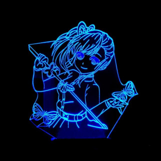Акриловий світильник-нічник Канао Цуюрі синій tty-n002095 - Інтернет-магазин спільних покупок ToGether