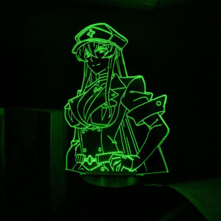 Акриловий світильник-нічник Еsdeath Akame Ga Kill зелений tty-n002124 - Інтернет-магазин спільних покупок ToGether