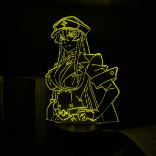 Акриловий світильник-нічник Еsdeath Akame Ga Kill жовтий tty-n002126 - Інтернет-магазин спільних покупок ToGether
