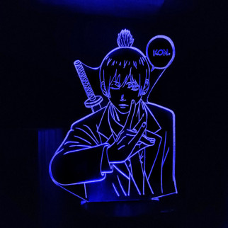 Акриловий світильник-нічник Aki Chainsaw Man синій tty-n002137 - Інтернет-магазин спільних покупок ToGether