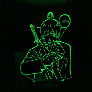 Акриловий світильник-нічник Aki Chainsaw Man зелений tty-n002138 - Інтернет-магазин спільних покупок ToGether