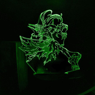 Акриловий світильник-нічник Ichigo Kurosaki Bleach зелений tty-n002145 - Інтернет-магазин спільних покупок ToGether