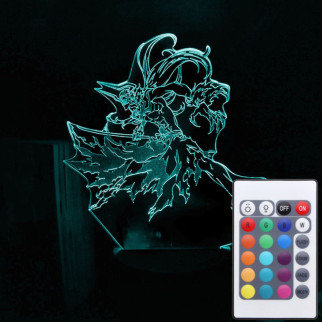 Акриловий світильник-нічник з пультом 16 кольорів Ichigo Kurosaki Bleach tty-n002149 - Інтернет-магазин спільних покупок ToGether