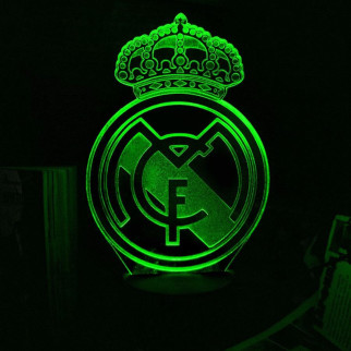 Акриловий світильник-нічник Real Madrid зелений tty-n002152 - Інтернет-магазин спільних покупок ToGether