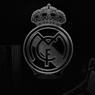 Акриловий світильник-нічник Real Madrid білий tty-n002155 - Інтернет-магазин спільних покупок ToGether
