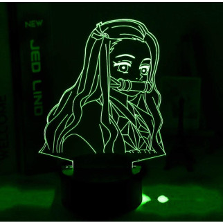 Акриловий світильник-нічник Nezuko Kamado 4 зелений tty-n002159 - Інтернет-магазин спільних покупок ToGether