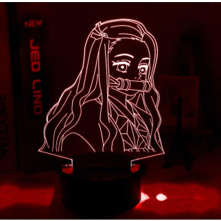 Акриловий світильник-нічник Nezuko Kamado 4 червоний tty-n002160 - Інтернет-магазин спільних покупок ToGether