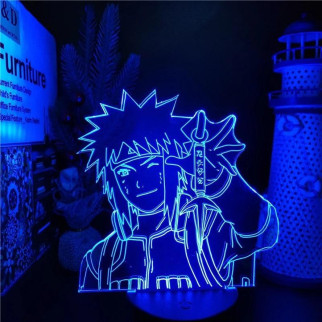 Акриловий світильник-нічник Minato Namikaze Naruto синій tty-n002165 - Інтернет-магазин спільних покупок ToGether