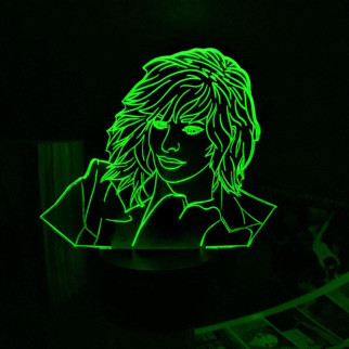 Акриловий світильник-нічник Mylene Farmer 2 зелений tty-n002180 - Інтернет-магазин спільних покупок ToGether