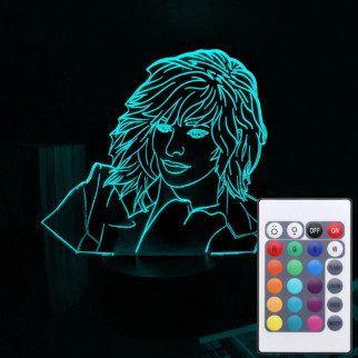 Акриловий світильник-нічник з пультом 16 кольорів Mylene Farmer 2 tty-n002184 - Інтернет-магазин спільних покупок ToGether