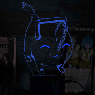 Акриловий світильник-нічник Chainsaw Man 2 синій tty-n002291 - Інтернет-магазин спільних покупок ToGether
