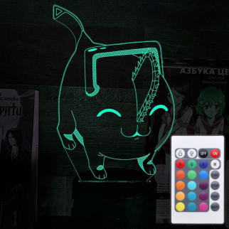 Акриловий світильник-нічник з пультом 16 кольорів Chainsaw Man 2 tty-n002296 - Інтернет-магазин спільних покупок ToGether
