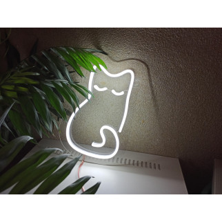 Неоновий світильник Кішка 200х300 acr-n000001 - Інтернет-магазин спільних покупок ToGether
