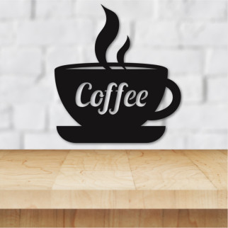 Панно декоративне картина на стіну Чашка Coffee 300x330 acr-p000033 - Інтернет-магазин спільних покупок ToGether