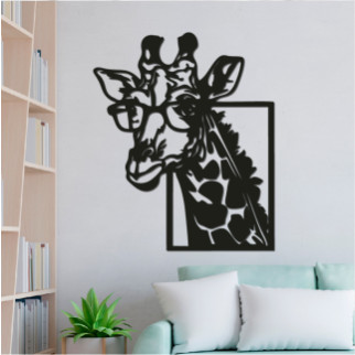 Панно декоративне картина на стіну Жираф LED підсвітка 585х485 acr-p000071 - Інтернет-магазин спільних покупок ToGether