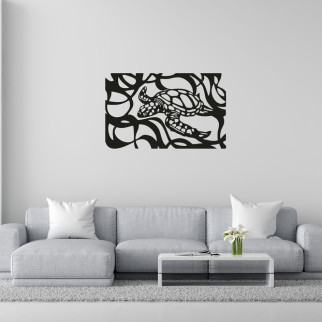 Панно декоративне картина на стіну Черепаха водорості 640x400 acr-p000081 - Інтернет-магазин спільних покупок ToGether