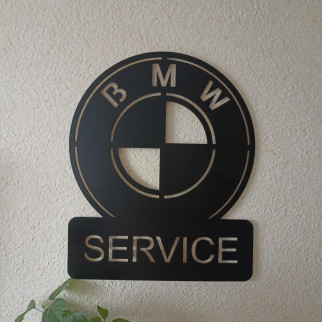 Панно декоративна картина на стіну BMW SERVICE 490х600 acr-p000093 - Інтернет-магазин спільних покупок ToGether