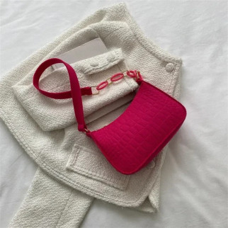 Міні сумка-багет жіноча Рожевий - Інтернет-магазин спільних покупок ToGether
