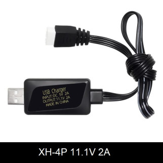 Зарядний пристрій USB для акумуляторів радіокерованих іграшок квадрокоптерів airsoft страйкбол Li-Po Li-ion 11.1V 2A XH 4P - Інтернет-магазин спільних покупок ToGether