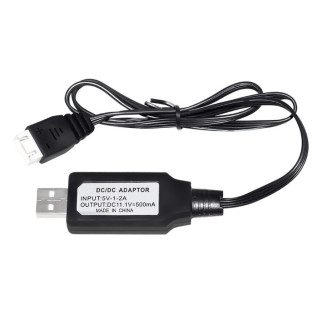 Зарядний пристрій USB для акумуляторів радіокерованих іграшок квадрокоптерів airsoft страйкбол Li-Po Li-ion 11.1V 500mAh XH 4P - Інтернет-магазин спільних покупок ToGether