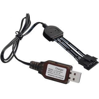 Зарядний пристрій USB для акумуляторів радіокерованих іграшок квадрокоптерів airsoft страйкбол Li-Po Li-ion 9.6V 600 mAh SM 6P - Інтернет-магазин спільних покупок ToGether