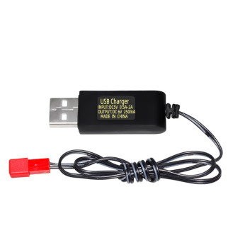 Зарядний пристрій USB для акумуляторів радіокерованих іграшок квадрокоптерів airsoft страйкбол Li-Po Li-ion 6V 250mAh JST - Інтернет-магазин спільних покупок ToGether