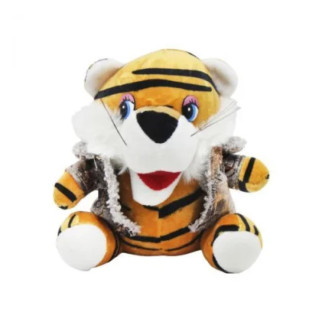 М'яка іграшка "Тигр у кожуху" рудий - Інтернет-магазин спільних покупок ToGether