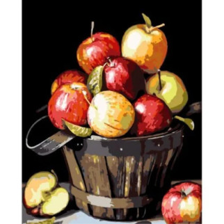 Картина по номерах "Яблука у кошику"  - Інтернет-магазин спільних покупок ToGether