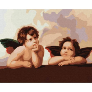 Картина за номерами "Чарівні янголятка" - Інтернет-магазин спільних покупок ToGether