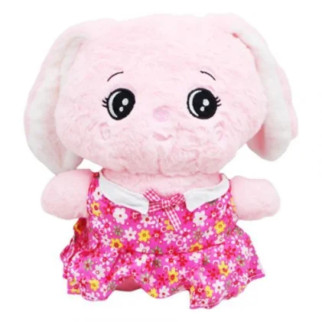 М'яка іграшка заєць рожевий в рожевому платті - Інтернет-магазин спільних покупок ToGether