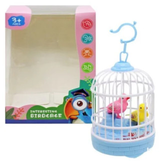 Іграшка на батарейках "Пташки в клітці" (блакитний) - Інтернет-магазин спільних покупок ToGether