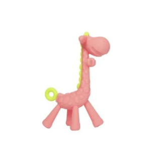 Прорізувач силіконовий "Жираф" (рожевий) - Інтернет-магазин спільних покупок ToGether
