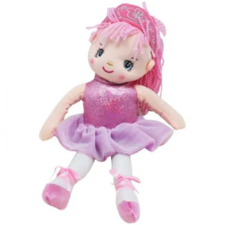 Мяка лялька "Балерина", 40 см (бузкова) - Інтернет-магазин спільних покупок ToGether