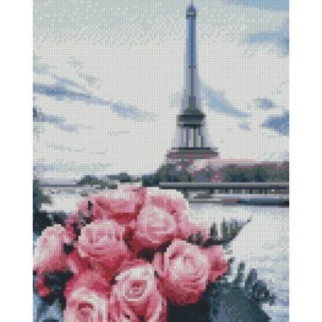 Алмазна мозаїка "Троянди у Парижі" 30х40 см - Інтернет-магазин спільних покупок ToGether