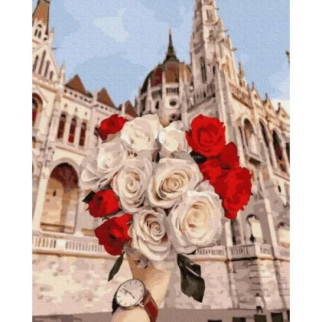 Картина за номерами "Букет троянд" 40х50 см - Інтернет-магазин спільних покупок ToGether
