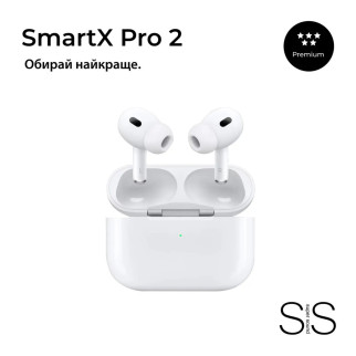 Навушники бездротові SmartX Pro 2 Premium Bluetooth преміум якість блютуз навушники ААА+ - Інтернет-магазин спільних покупок ToGether